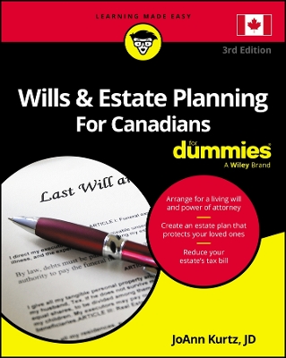 Wills & Estate Planning for Canadians for Dummies book