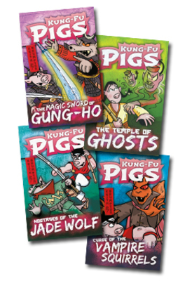 Kung Fu Pigs - Set of 4 Books book