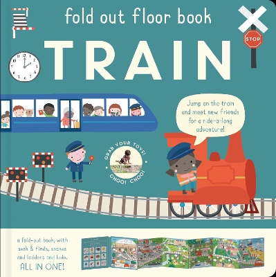 Fold out floor- Train book