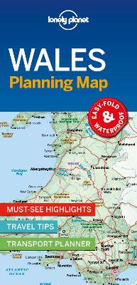 Lonely Planet Wales Planning Map book