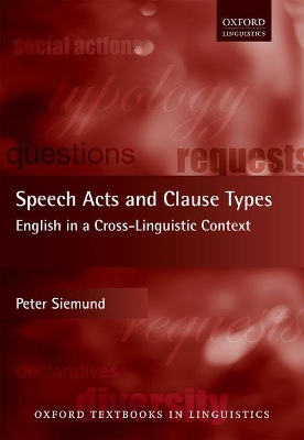 Speech Acts and Clause Types by Peter Siemund