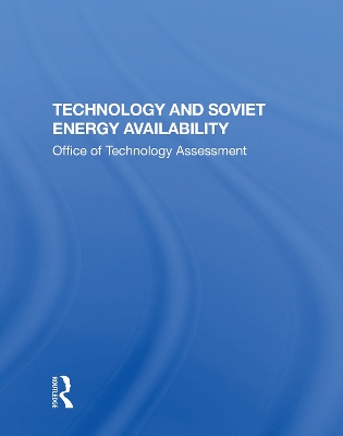 Technology And Soviet Energy Availability book