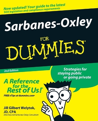 Sarbanes-Oxley For Dummies book