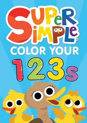 Super Simple Color Your 123s book