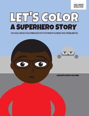 Let's Color a Superhero Story book