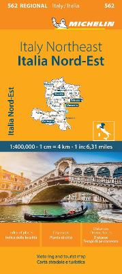 Italy Northeast - Michelin Regional Map 562: Map book
