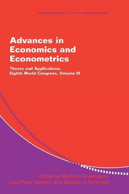 Advances in Economics and Econometrics by Mathias Dewatripont