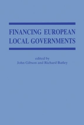 Financing European Local Government book