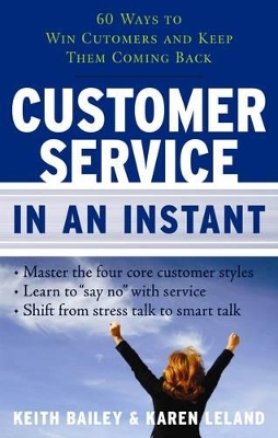 Customer Service in an Instant book