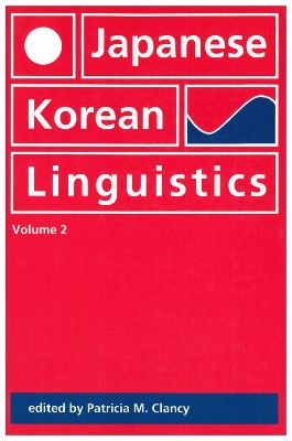 Japanese/Korean Linguistics: Volume 2 book