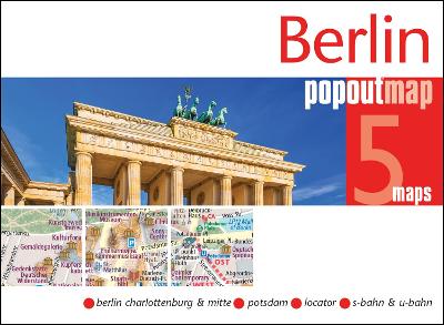 Berlin PopOut Map: Pocket sized, pop up map of Berlin city centre by PopOut Maps