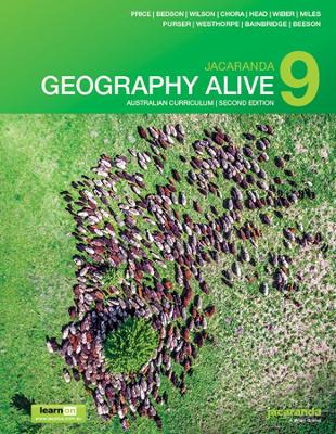 Jacaranda Geography Alive 9 Australian Curriculum 2E LearnON & Print book