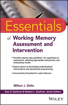 Essentials of Working Memory Assessment and Intervention book