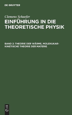 Theorie der W�rme, molekukar-kinetische Theorie der Materie book