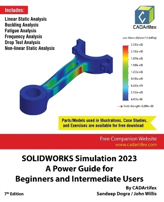 SOLIDWORKS Simulation 2023: A Power Guide for Beginners and Intermediate Users: Colored book