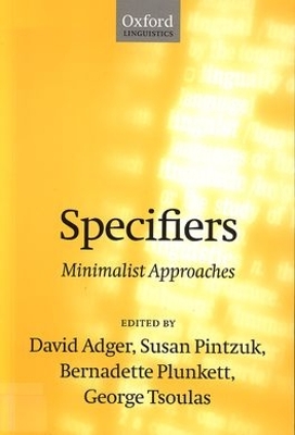 Specifiers by David Adger