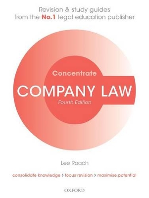 Company Law Concentrate by Lee Roach