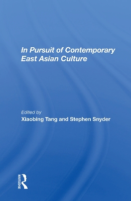 In Pursuit of Contemporary East Asian Culture book