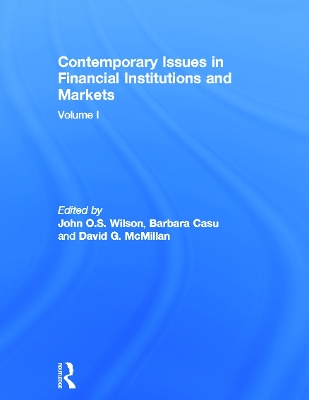 Contemporary Issues in Financial Institutions and Markets book
