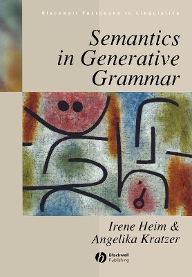 Semantics in Generative Grammar book