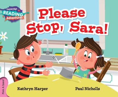 Please Stop, Sara! Pink A Band book