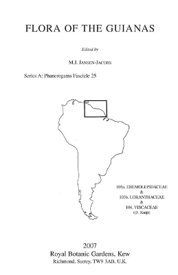 Flora of the Guianas by M. J. Jansen-Jacobs