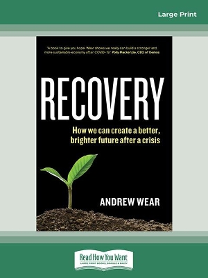 Recovery: How we can create a better, brighter future after a crisis by Andrew Wear