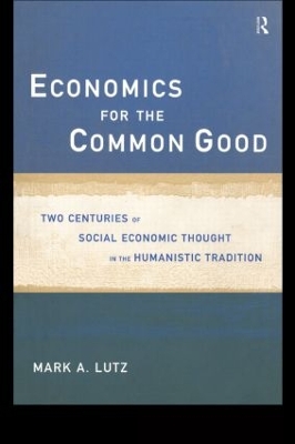 Economics for the Common Good book