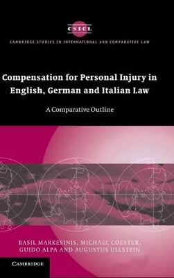 Compensation for Personal Injury in English, German and Italian Law book