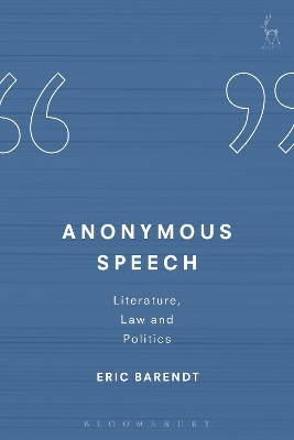 Anonymous Speech book