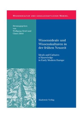 Wissensideale und Wissenskulturen in der Frühen Neuzeit book