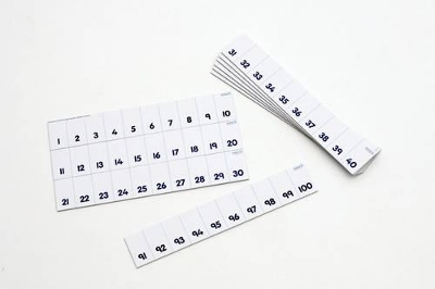 Numicon: Card 1-100 Number Track book