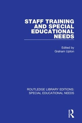 Staff Training and Special Educational Needs book