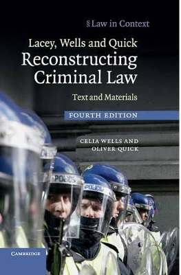 Lacey, Wells and Quick Reconstructing Criminal Law book