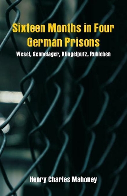 Sixteen Months in Four German Prisons: Wesel, Sennelager, Klingelputz, Ruhleben book