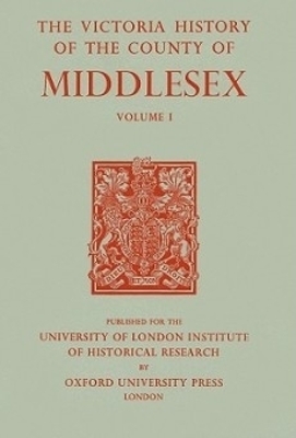 History of the County of Middlesex book