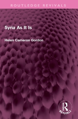 Syria As It Is book