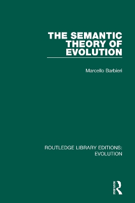 The Semantic Theory of Evolution book