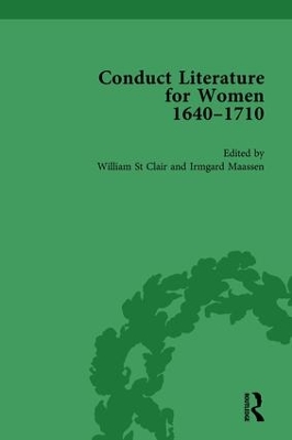 Conduct Literature for Women, Part II, 1640-1710 vol 6 book