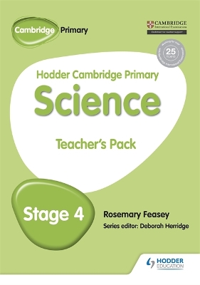 Hodder Cambridge Primary Science Teacher's Pack 4 book