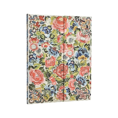 2026 Pear Garden (Peking Opera Embroidery) Ultra 12-month Verso Hardcover Flexi Dayplanner 2026 (Wrap Closure) book