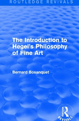 Introduction to Hegel's Philosophy of Fine Art book
