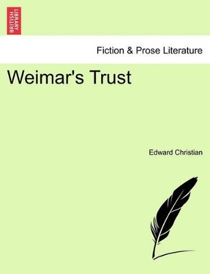 Weimar's Trust book