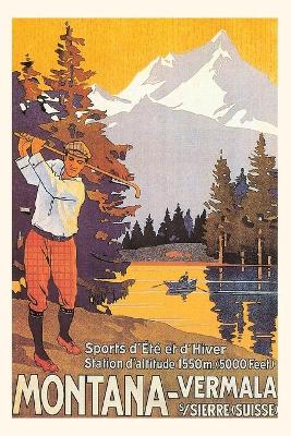 Vintage Journal Golfing in the Swiss Alps book