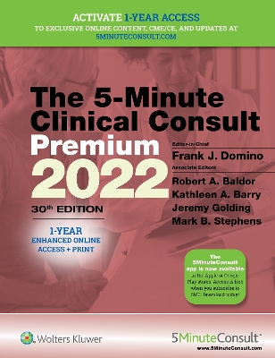 5-Minute Clinical Consult 2022 Premium book