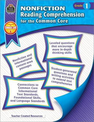 Nonfiction Reading Comprehension for the Common Core Grd 1 book