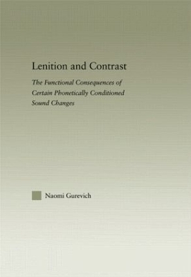 Lenition and Contrast by Naomi Gurevich
