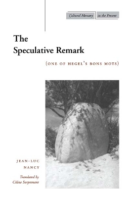 Speculative Remark book