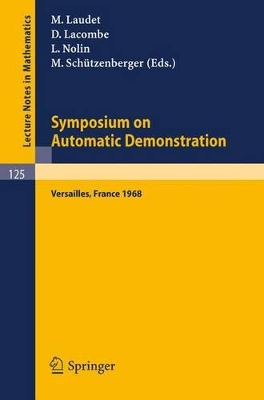 Symposium on Automatic Demonstration book