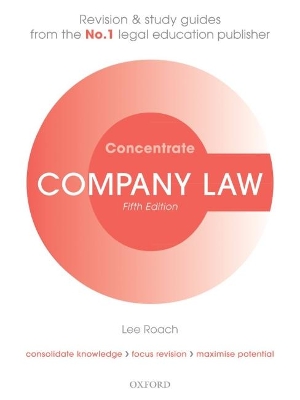 Company Law Concentrate: Law Revision and Study Guide book